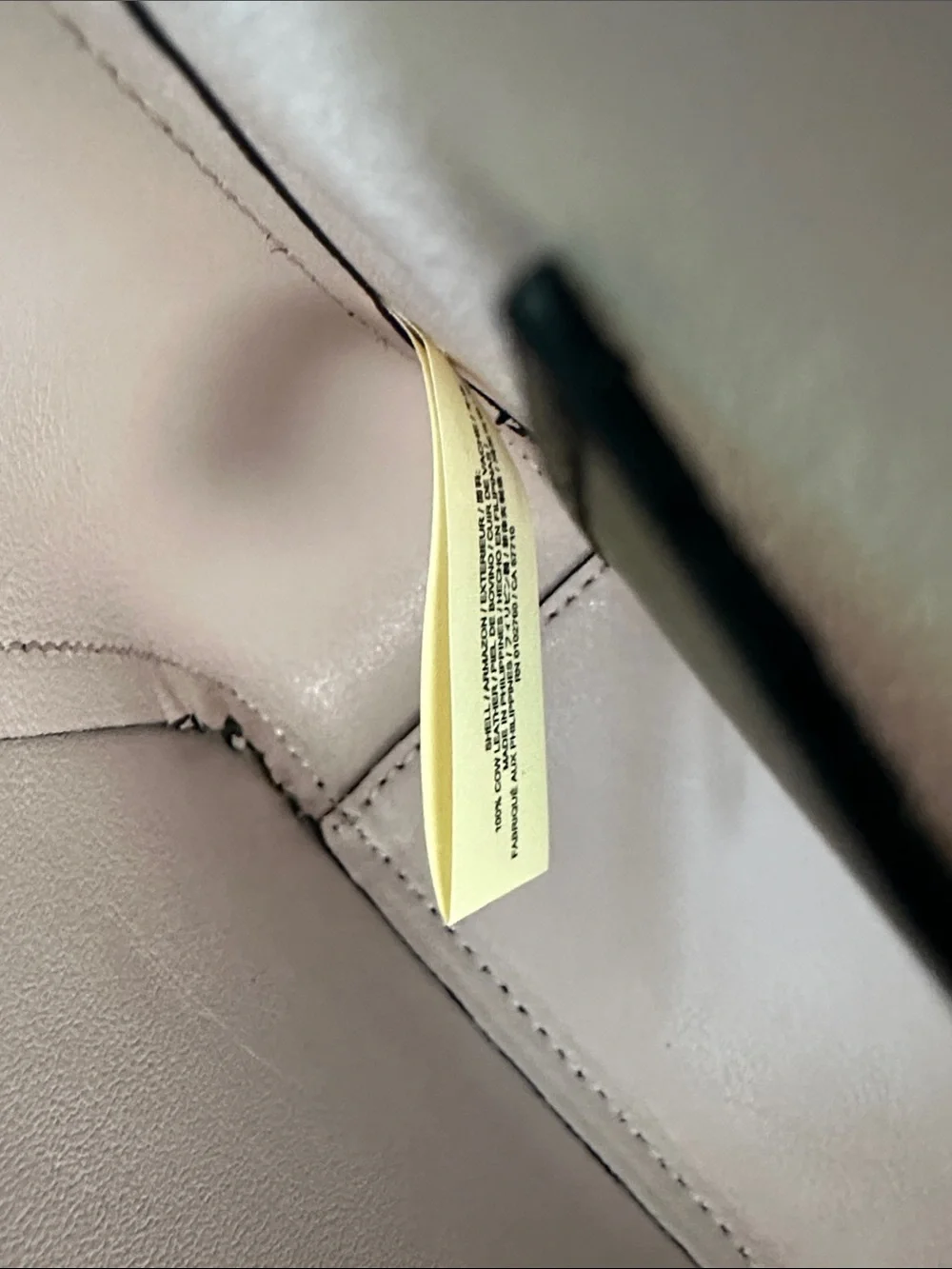 kate spade Black Scallop-Edge Leather Crossbody with Pink Interior
